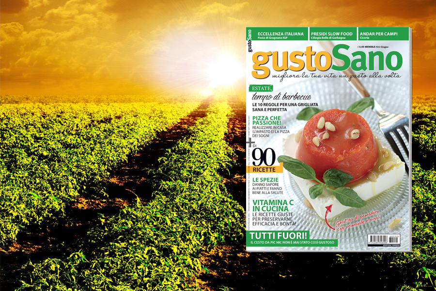 gustoSano 24 è in edicola: più di 90 ricette per portare l’estate in tavola!