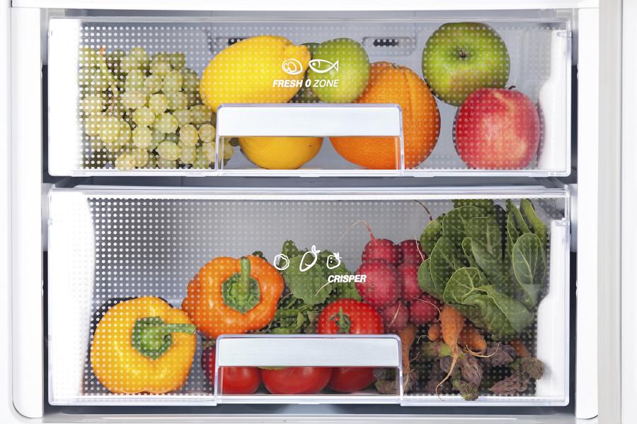Conservare in frigo: ogni alimento al suo posto (anche fuori)