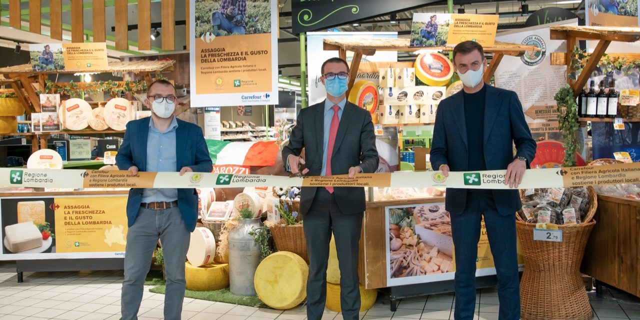 Regione Lombardia, Filiera Agricola Italiana e Carrefour Italia insieme per il sostegno ai produttori lombardi